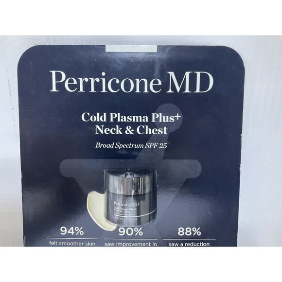 Perricone MD Cold Plasma Plus+ 1oz Neck & Chest SPF 25 (lot of 2) New Sealed - Picture 3 of 5